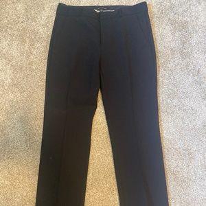 Black dress pant, straight leg